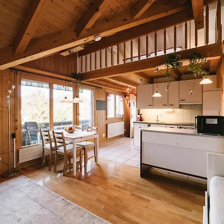 Steamboat In See- Und Bergnaehe, 4 Gaeste, Balkon Mit Aussicht Appartamento Faulensee