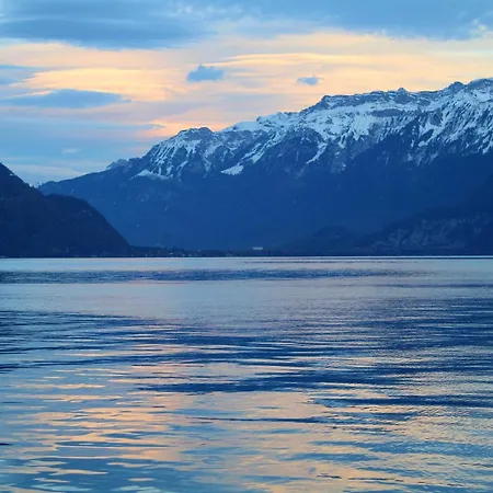 Steamboat In See- Und Bergnaehe, 4 Gaeste, Balkon Mit Aussicht Lägenhet Faulensee